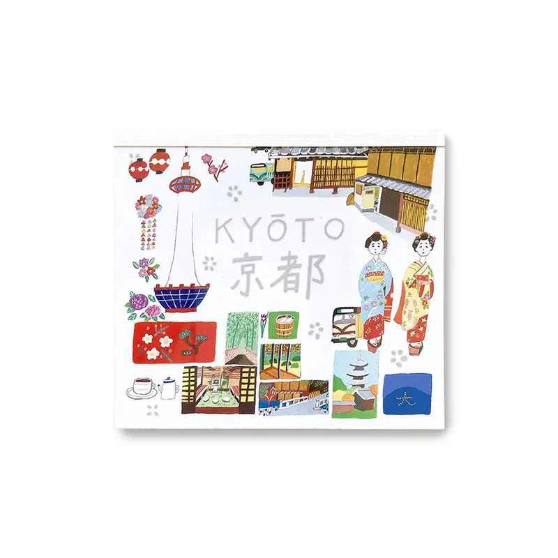 Cozyca Hyogensha Block Memo Pad - Kyoto