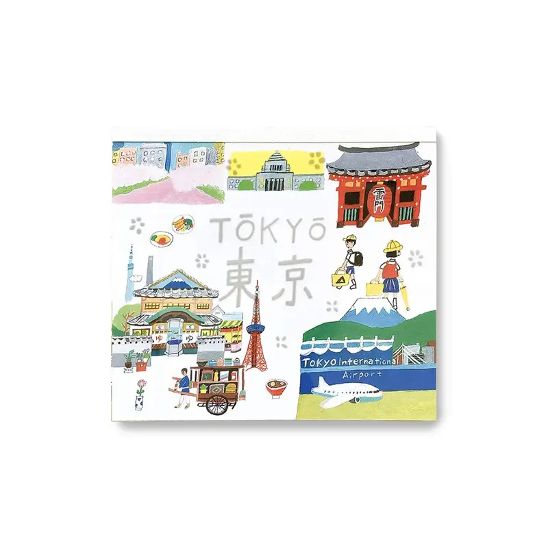 Cozyca Hyogensha Block Memo Pad - Tokyo