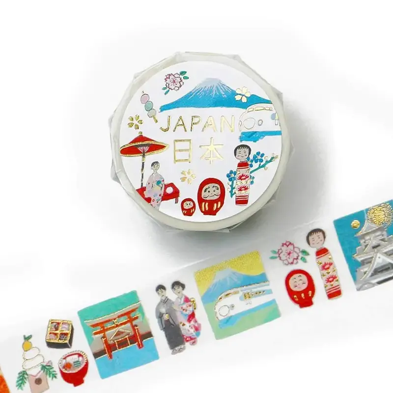 Cozyca Hyogensha Foil Washi Tape - Japan