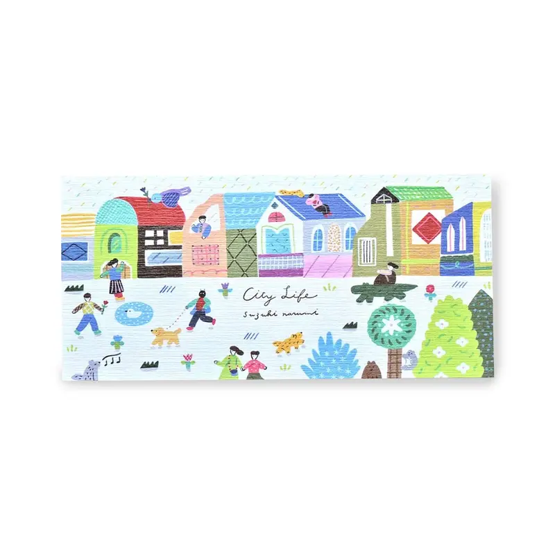 Cozyca Ippitsusen Letter Pad - City Life