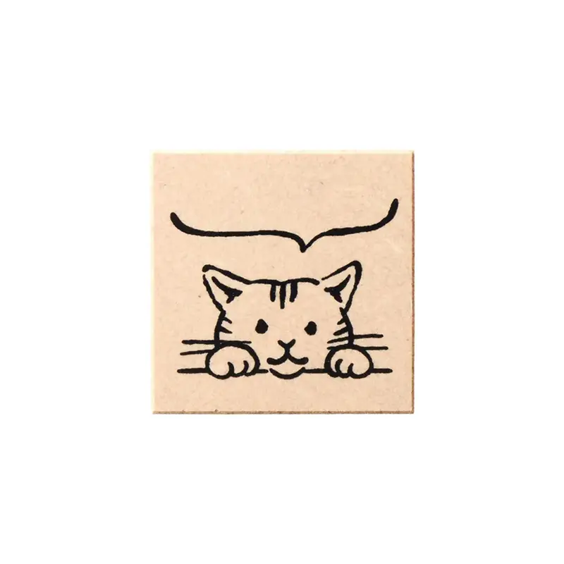 Cozyca Rubber Stamp - Mumbling Cat