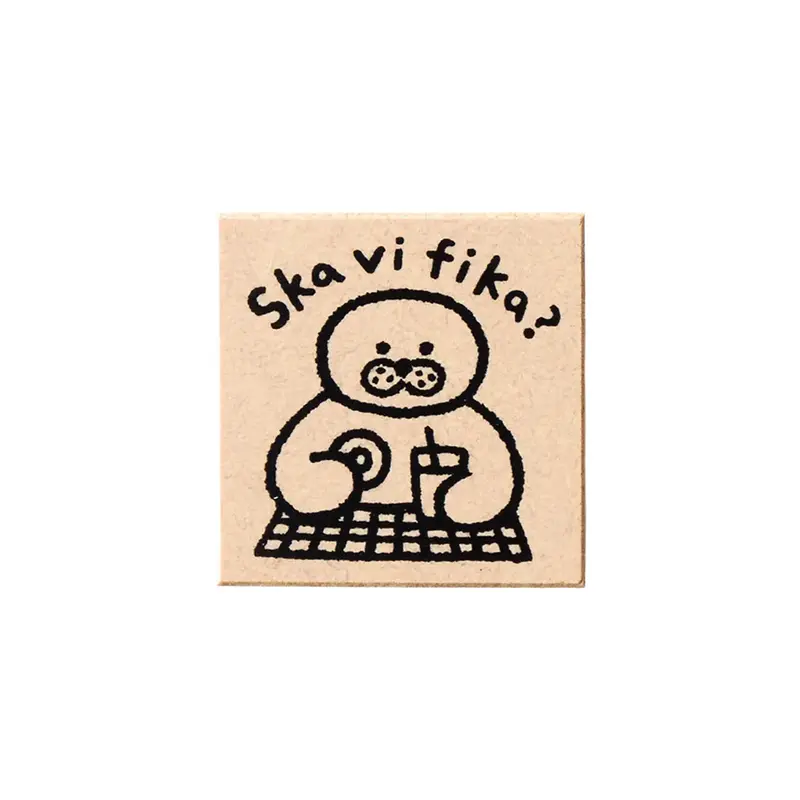 Cozyca Rubber Stamp - Tea Time?