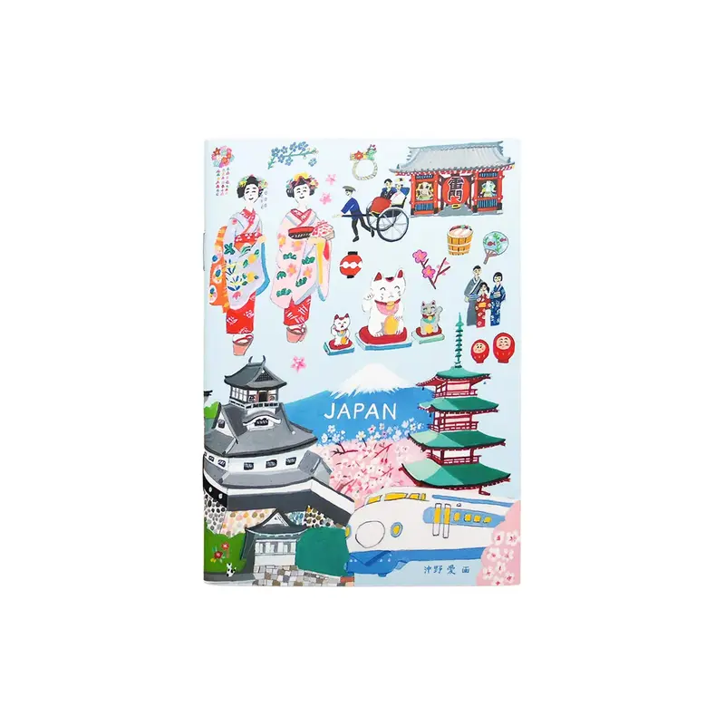 Cozyca Stamp Notebook A6 - JAPAN