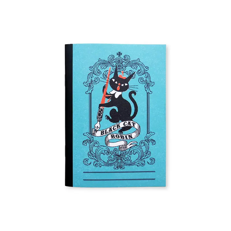 Cozyca Stamp Notebook A6 - Kuroneko Notebook