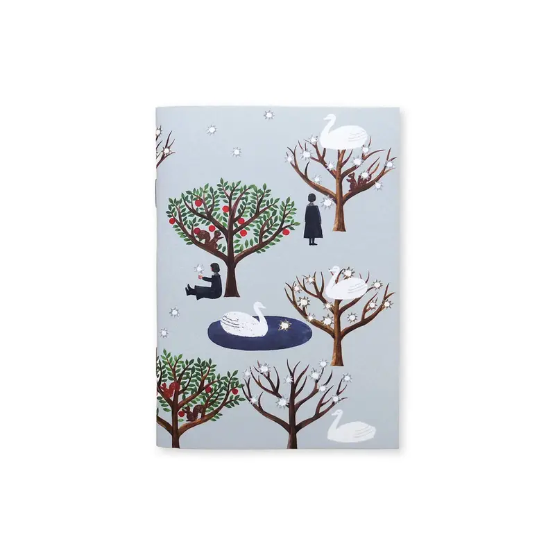 Cozyca Stamp Notebook A6 - Swan Forest