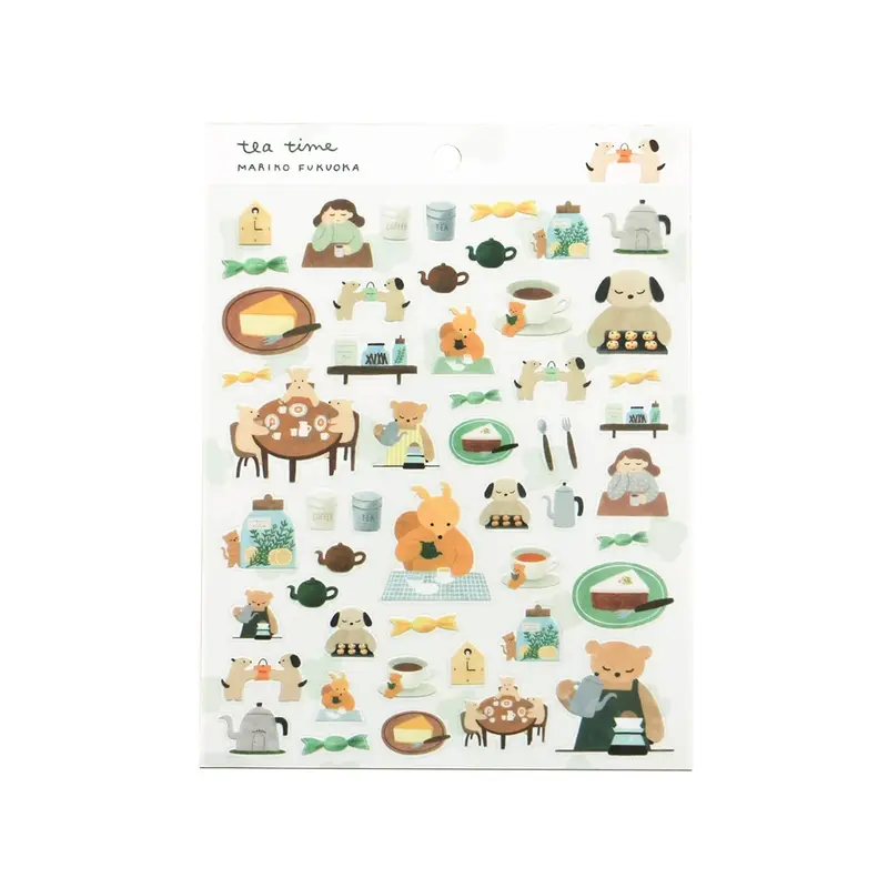 Cozyca Sticker Seal - Tea Time