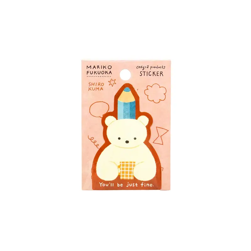 Cozyca Waterproof Sticker - SHIRO KUMA
