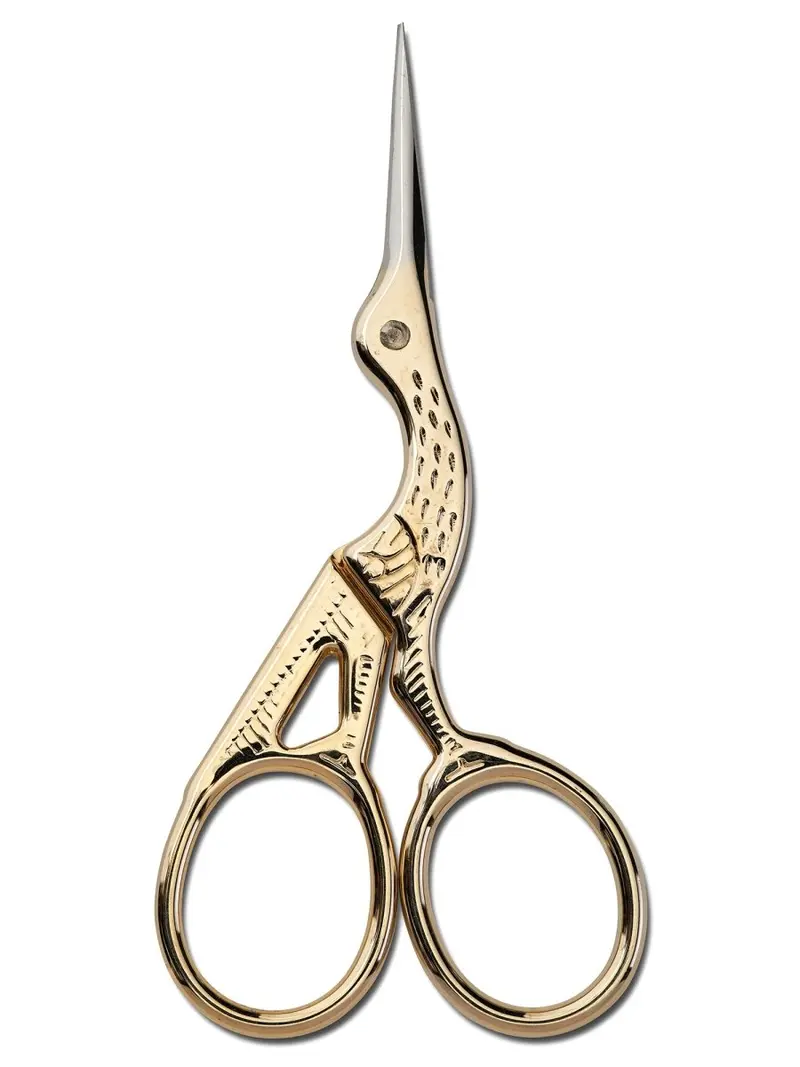 Crane Scissors - Gold