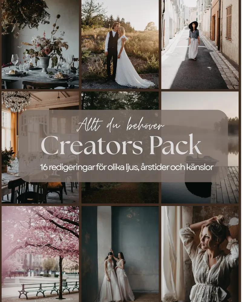 Creators pack - Lightroom presets för alla tillfällen