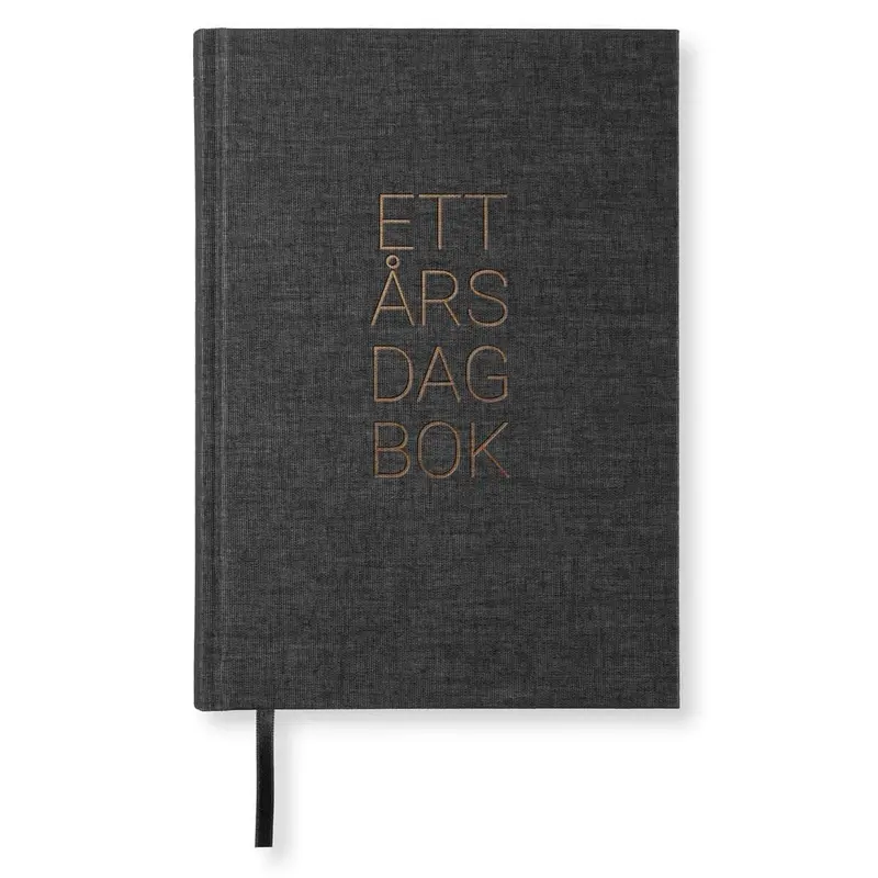 Dagböcker Paperstyle - Black 1-år