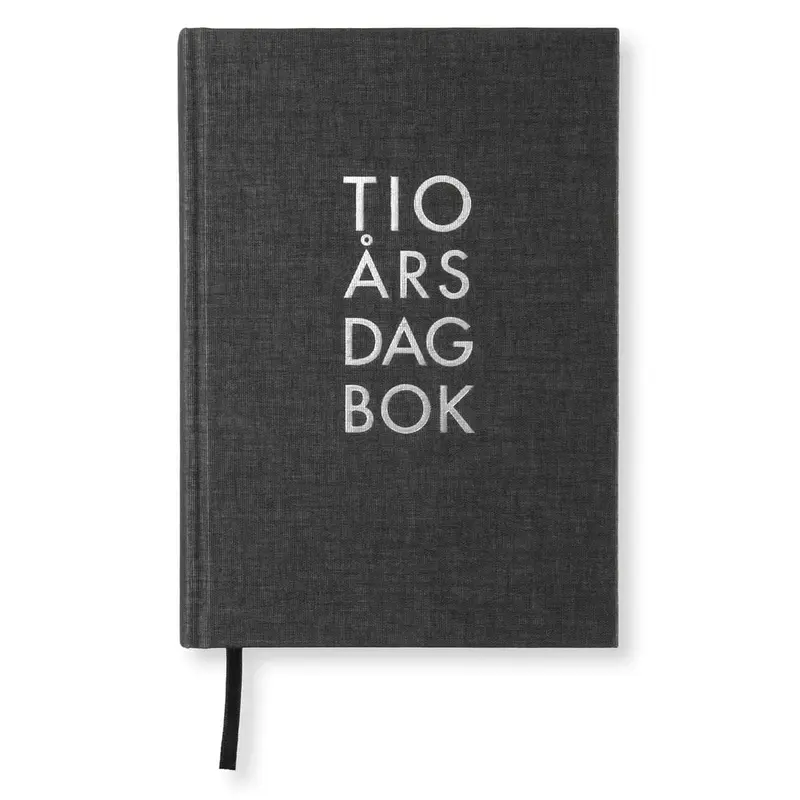 Dagböcker Paperstyle - Black 10-år