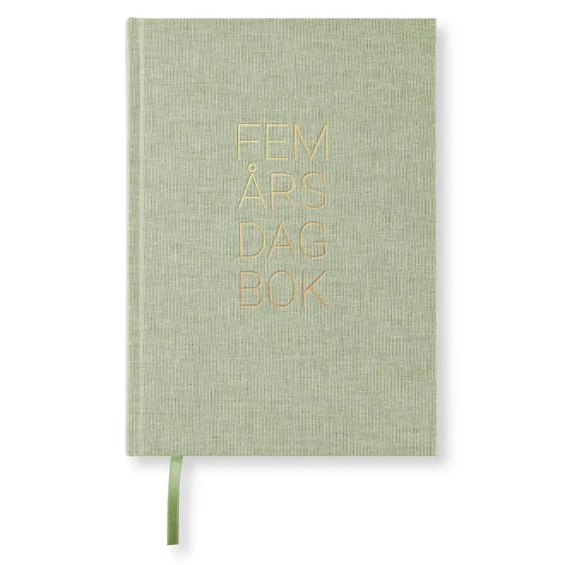 Dagböcker Paperstyle - Green Leaf  5-år