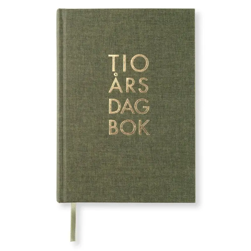 Dagböcker Paperstyle - Khaki Green 10-år