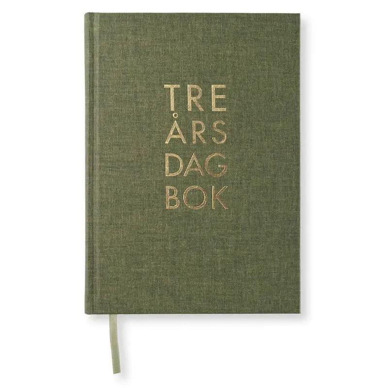 Dagböcker Paperstyle - Khaki Green 3-år
