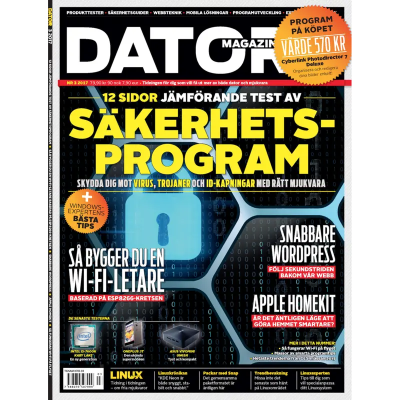 Datormagazin nr 3, 2017 – endast PDF