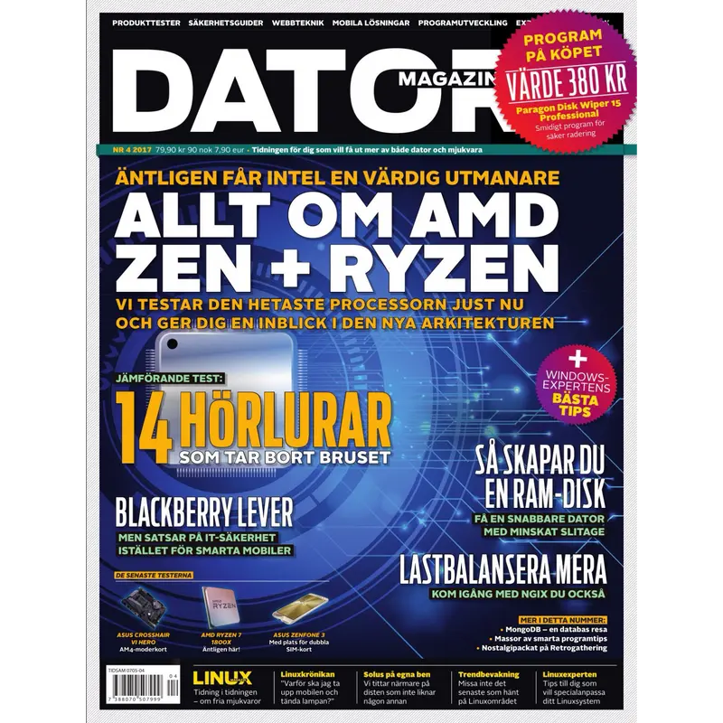 Datormagazin nr 4, 2017 – endast PDF