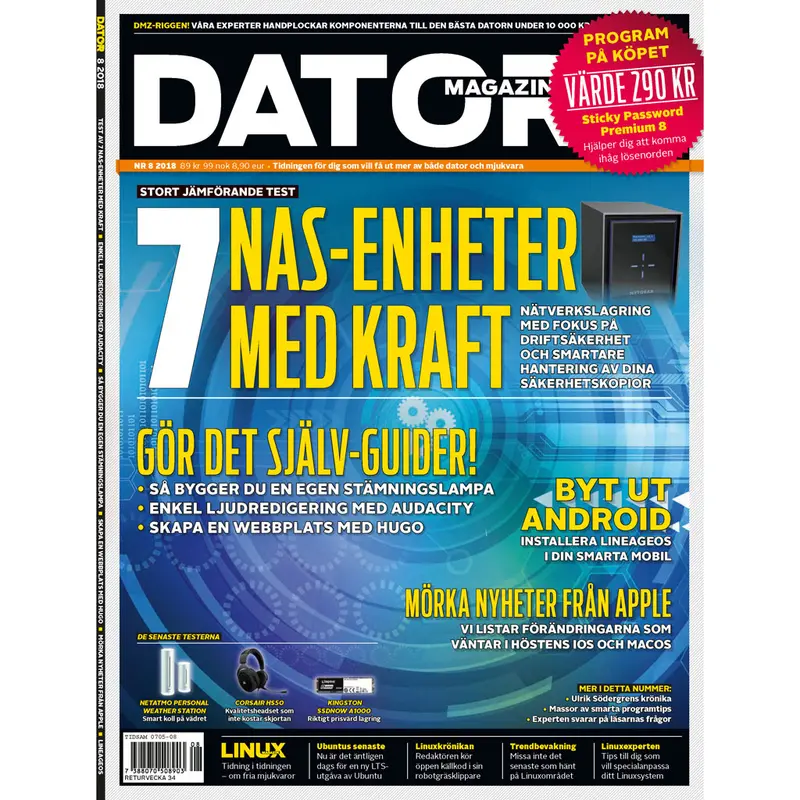 Datormagazin nr 8, 2018