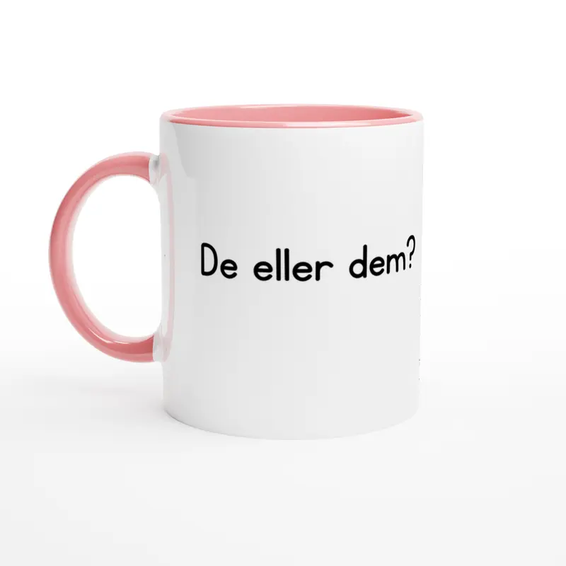 De eller dem - Mugg