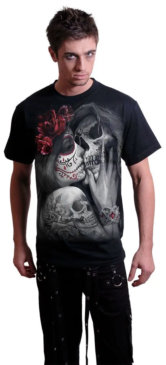 Dead Kiss - Alternativ unisex bomullst-shirt