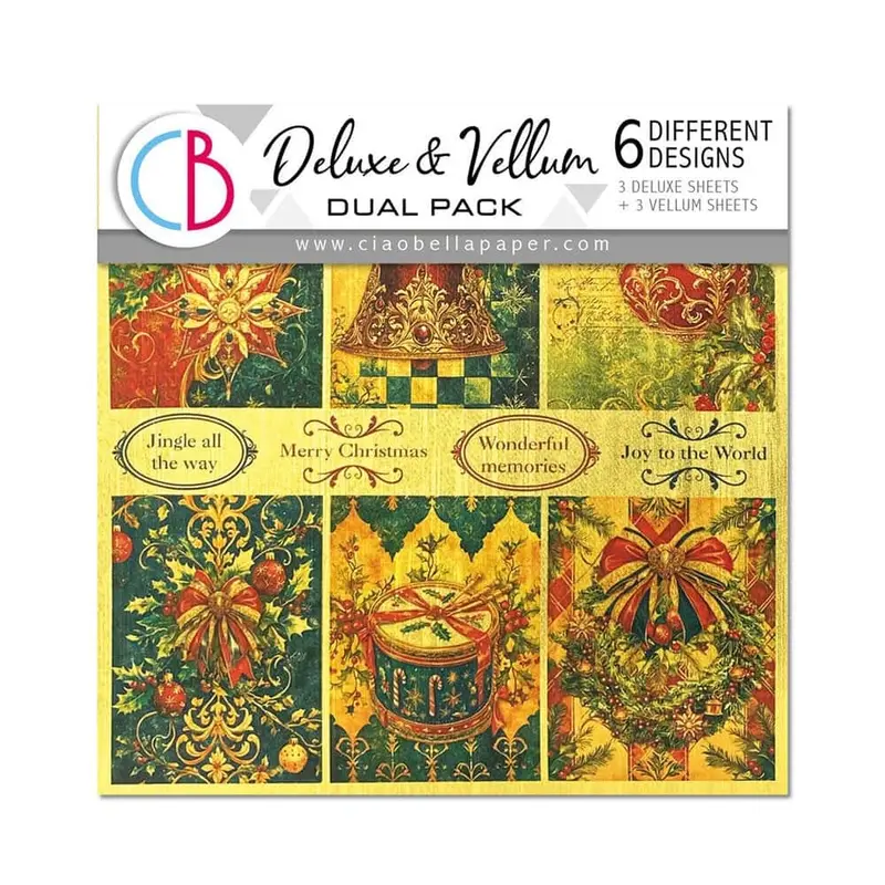 Deluxe & Vellum Dual pack 15 x 15 cm - 6-pack Toy shop