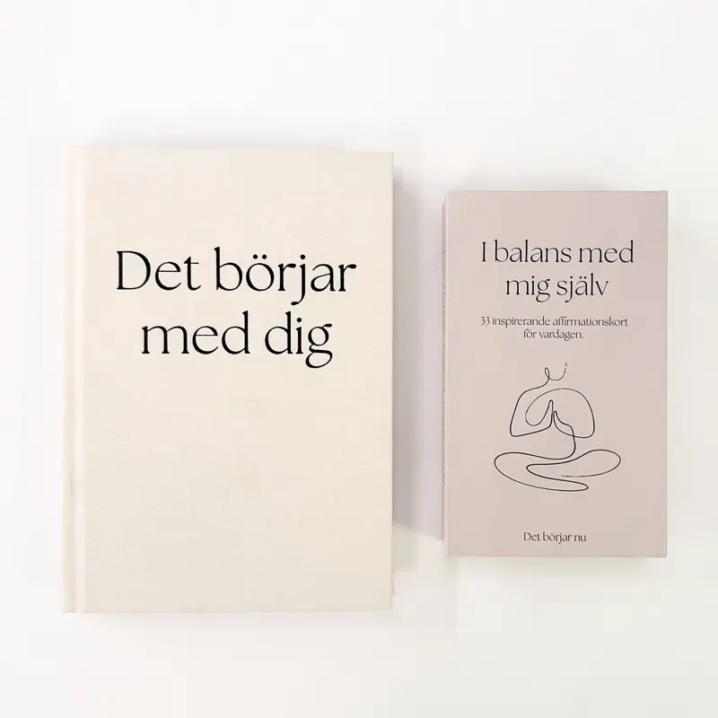 Det börjar med dig & I balans med mig själv (paket)