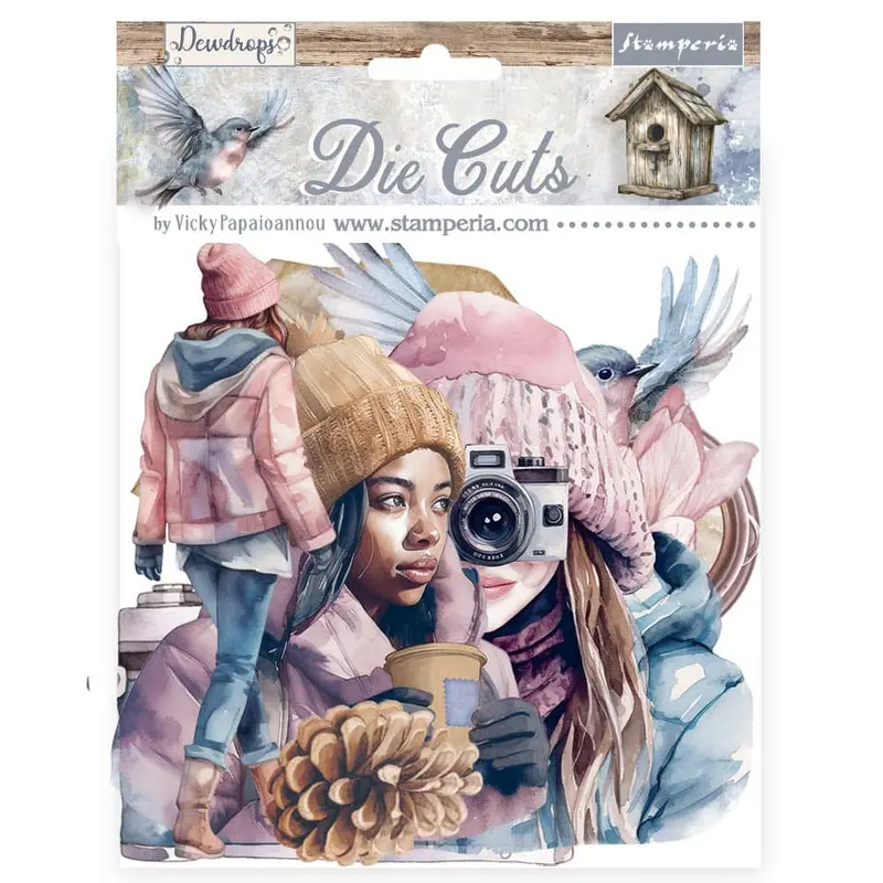 Die cuts Dewdrops Assorted 53 st
