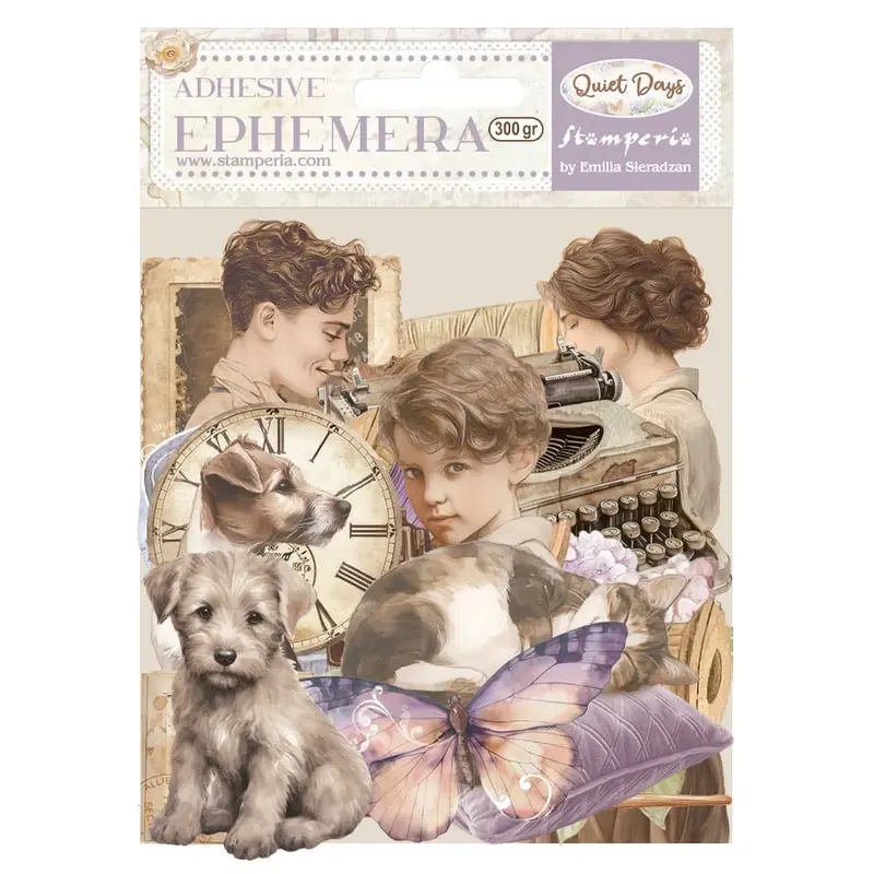 Die cuts - Quiet Days - Adhesive