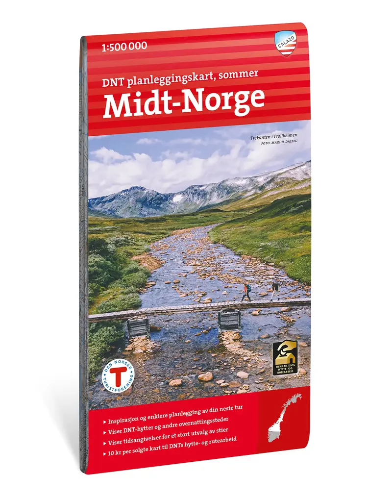 DNT Planleggingskart Midt-Norge