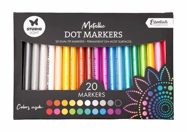 Dot Markers Metallic - 20-pack