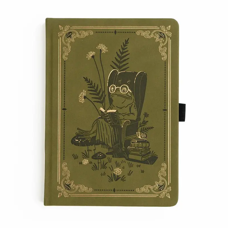 Dotted Notebook - A5 - Literary Frog