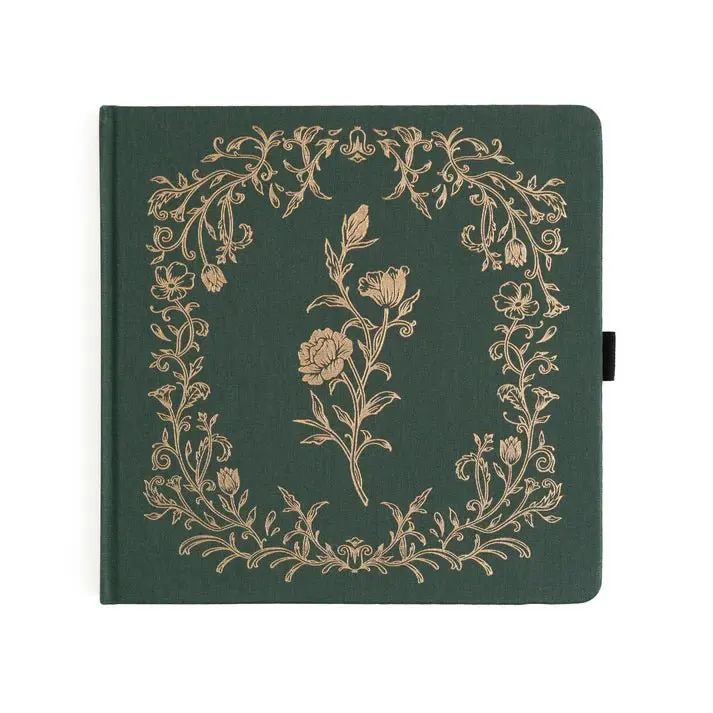 Dotted Notebook Antique Floral SQ