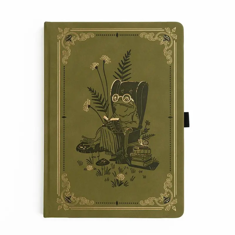 Dotted Notebook - B5 - Literary Frog