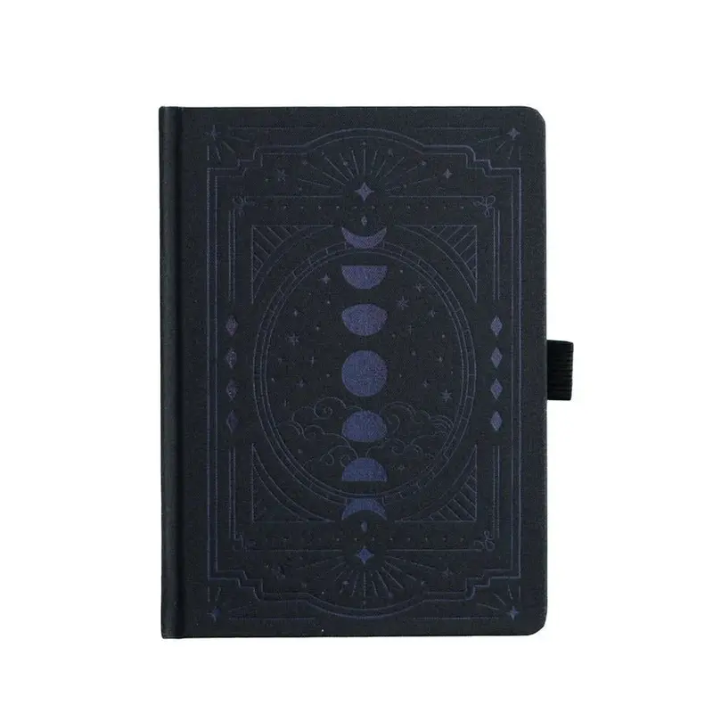 Dotted Notebook - B6 - Black on black Wonderstruck