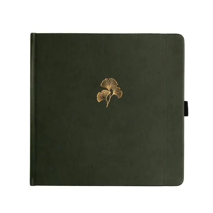 Dotted Notebook Ginkgo Leaf SQ