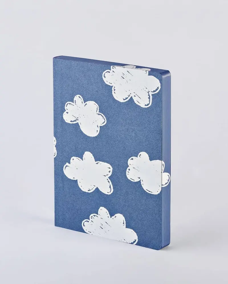 Dotted notebook Graphic L Head in the clouds