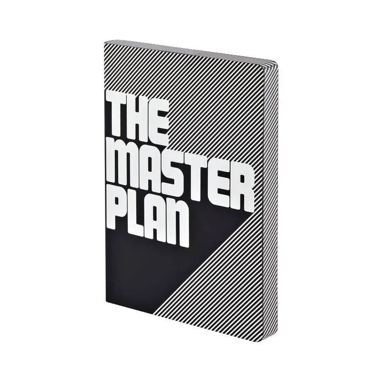 Dotted notebook Graphic L The master plan