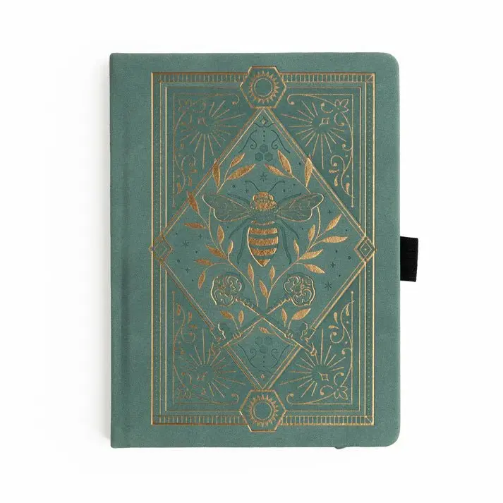Dotted Notebook Keeper of the Bees in Soft Teal B6