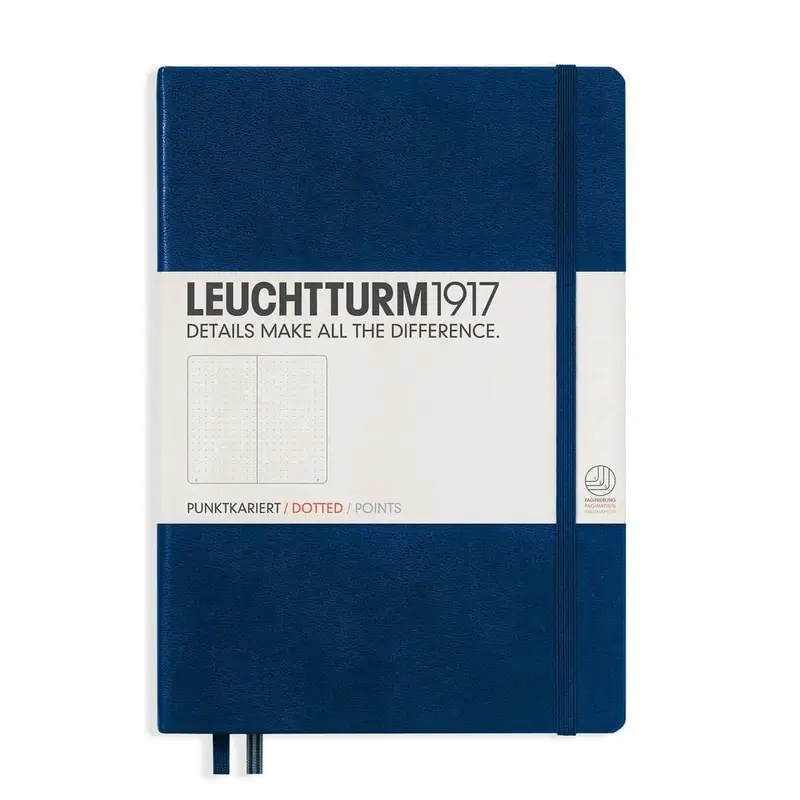 Dotted notebook Lt A5 Hård pärm Navy