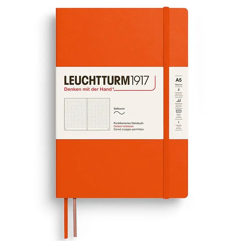 Dotted notebook Lt A5 Mjuk pärm Pumpkin