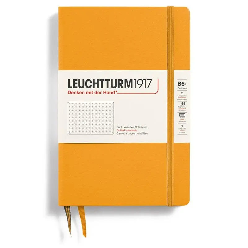 Dotted notebook Lt B6 Hård pärm Rising Sun