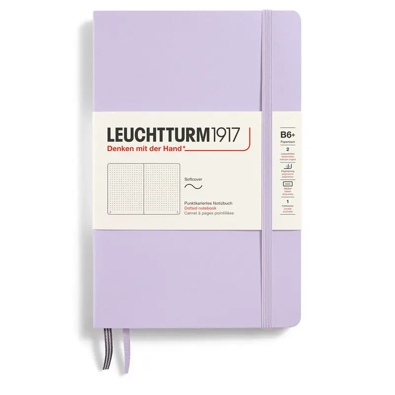 Dotted notebook Lt B6 Mjuk pärm Lilac