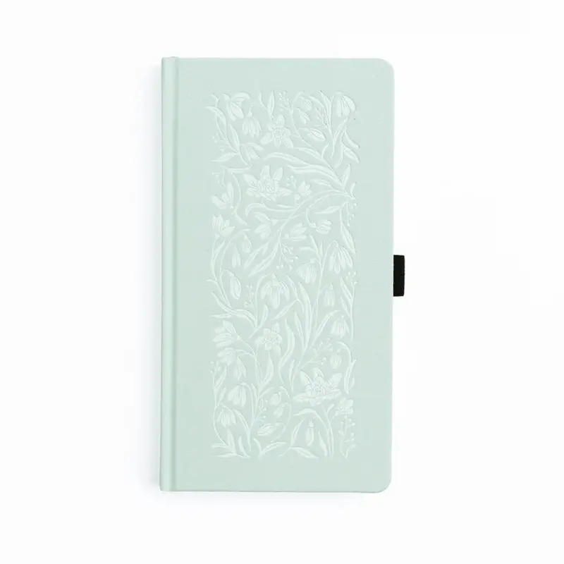 Dotted Notebook Snowdrops Slim