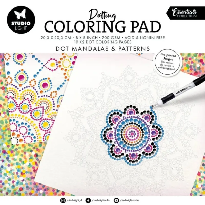 Dotting Coloring Pad