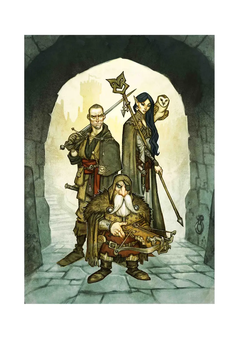 DRAGONBANE ADVENTURERS - SIGNED ART PRINT