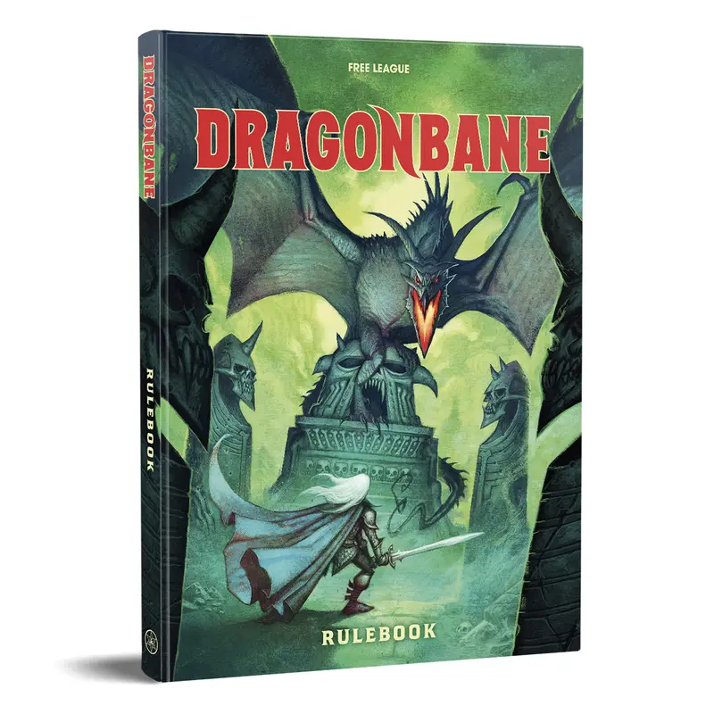 DRAGONBANE FANTASY RPG - SIGNED BOOK & PRINT
