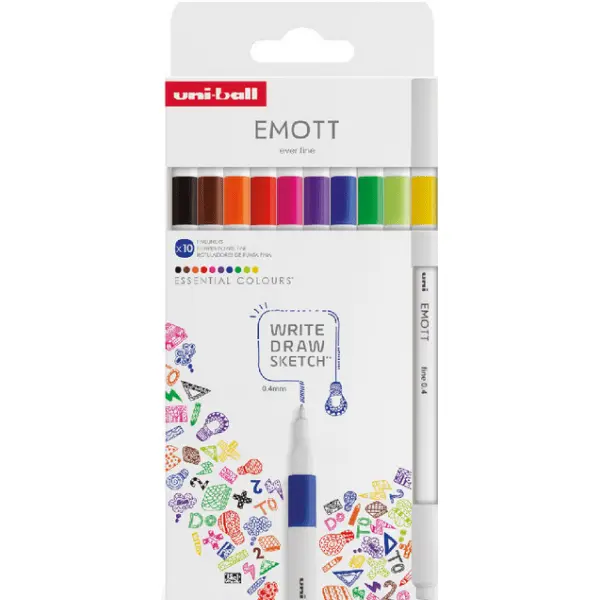 Emott ever fine Fineliner 10-set - Set 1
