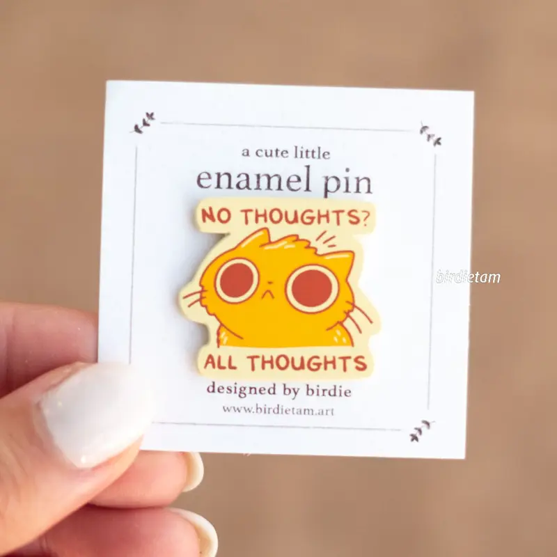 Enamel pin - All thoughts