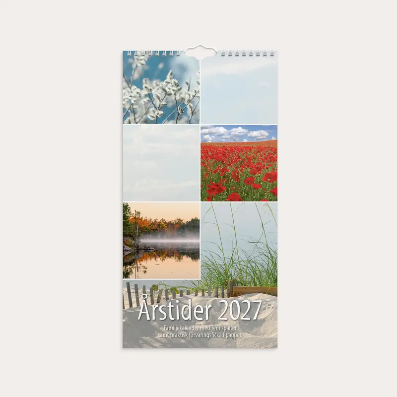 Familjekalender 2027 Årstider