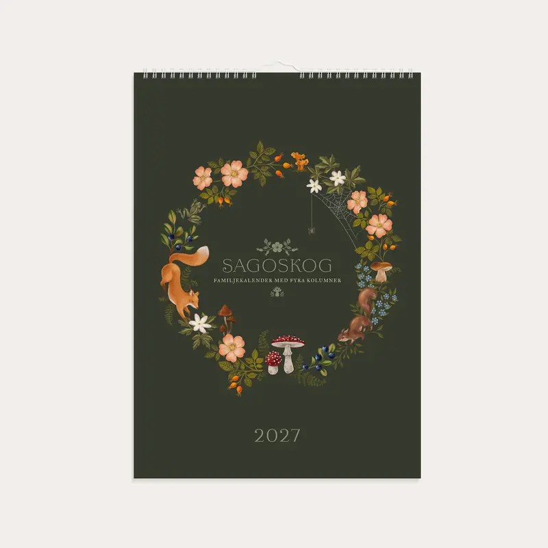 Familjekalender 2027 Sagoskog