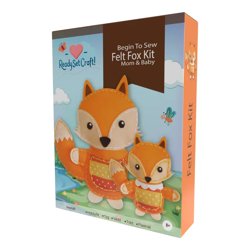 Felt Fox Kit – Mom & Baby